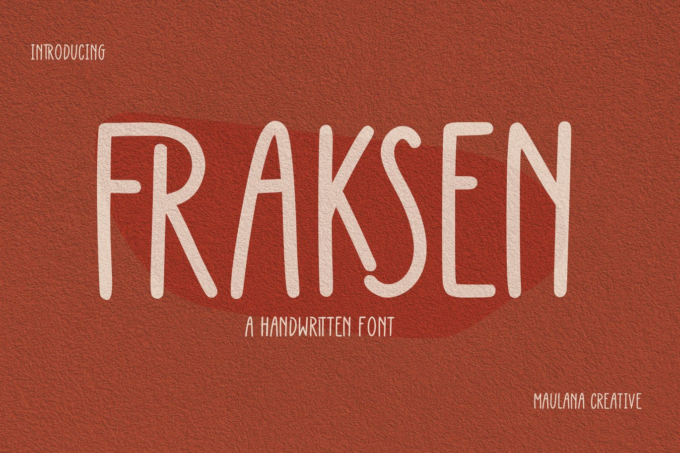 瘦长手写字体素材 Fraksen Handwritten Sans Display Font 设计素材 sucaiwan.com