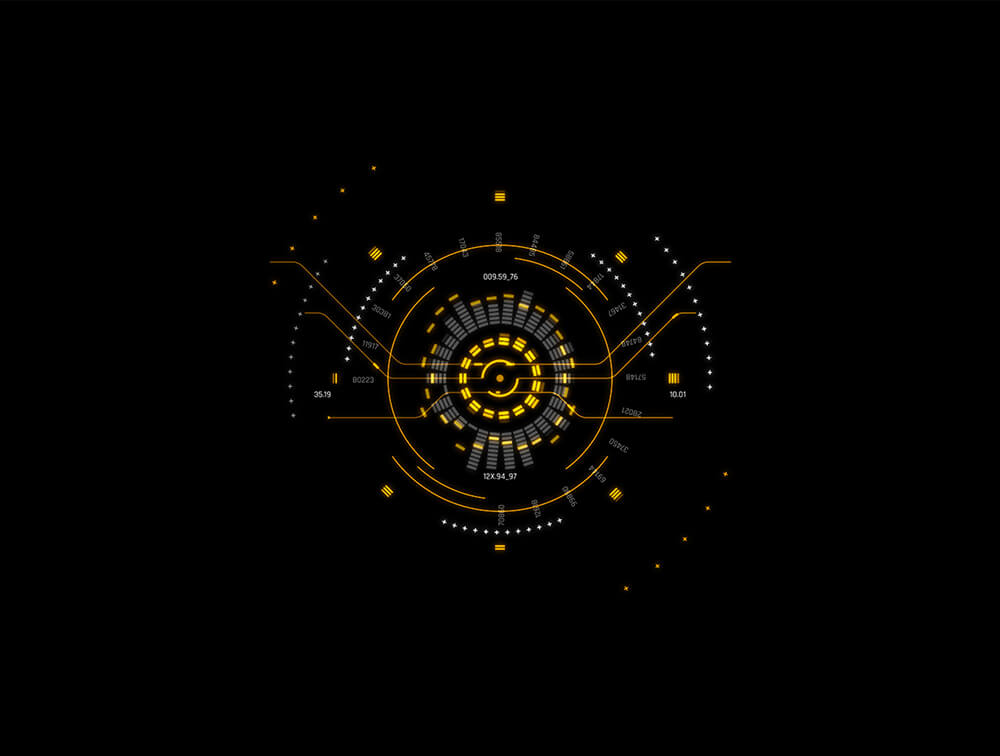 用户数据科技HUD元素AE素材 设计素材 sucaiwan.com