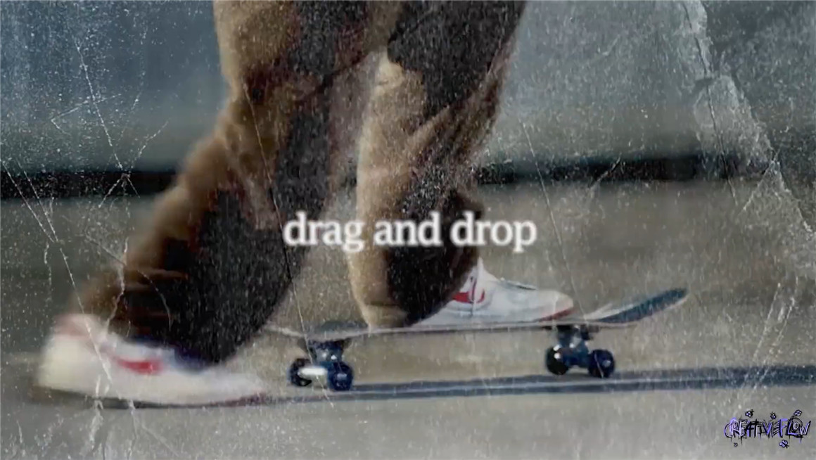 CreativeFlow 30种嘻哈说唱风格纸张褶皱动画纹理剪辑叠加素材Mixed Media Texture Pack 影视音频 sucaiwan.com