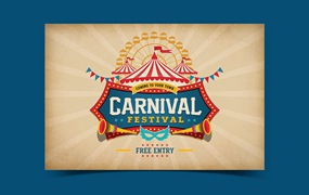 嘉年华节日背景 Carnival Festival Background