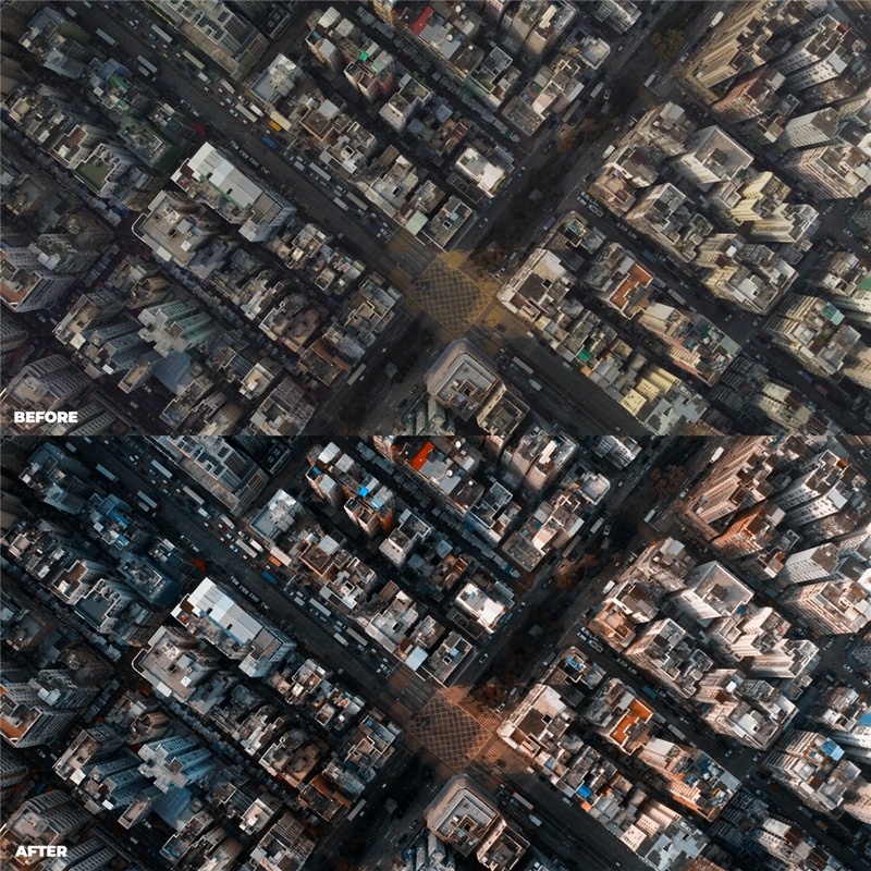 Nomadic George 好莱坞蓝橙色调电影美学达芬奇调色节点+LUT预设 CineLook – Deep Blue & Orange Powergrade & LUT 插件预设 sucaiwan.com