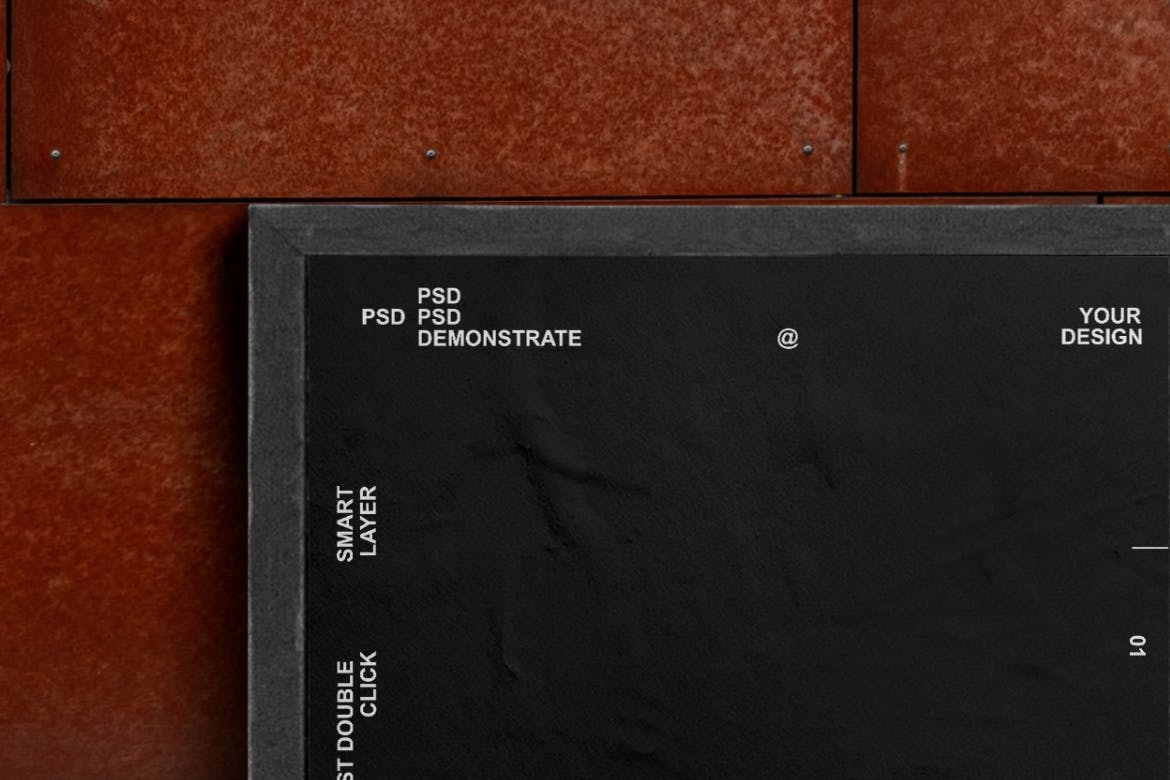 城市墙面广告海报样机图psd模板 City Wall Poster Mockup 样机素材 sucaiwan.com