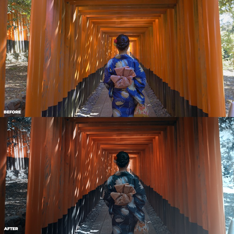 Nomadic George 好莱坞蓝橙色调电影美学达芬奇调色节点+LUT预设 CineLook – Deep Blue & Orange Powergrade & LUT 插件预设 sucaiwan.com