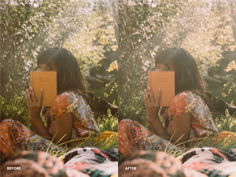 夏季复古电影颗粒模拟奶油INS风格生活分享LR预设 . 第4张-素材湾丨精选海外优质设计素材资源 夏季复古电影颗粒模拟奶油INS风格生活分享LR预设 . sucaiwan.com