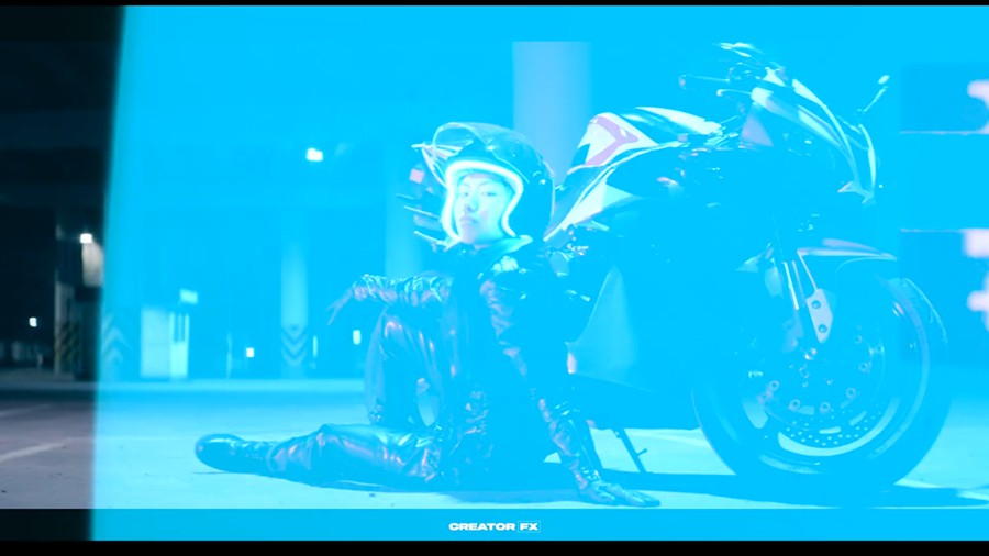 CFX 17个梦幻未来感蓝色画面闪烁4K转场过渡视频素材包 Blue Future Transitions 影视音频 sucaiwan.com