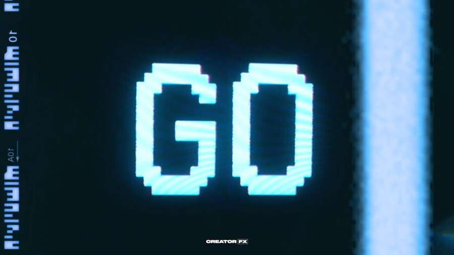 CFX 17个梦幻未来感蓝色画面闪烁4K转场过渡视频素材包 Blue Future Transitions 影视音频 sucaiwan.com