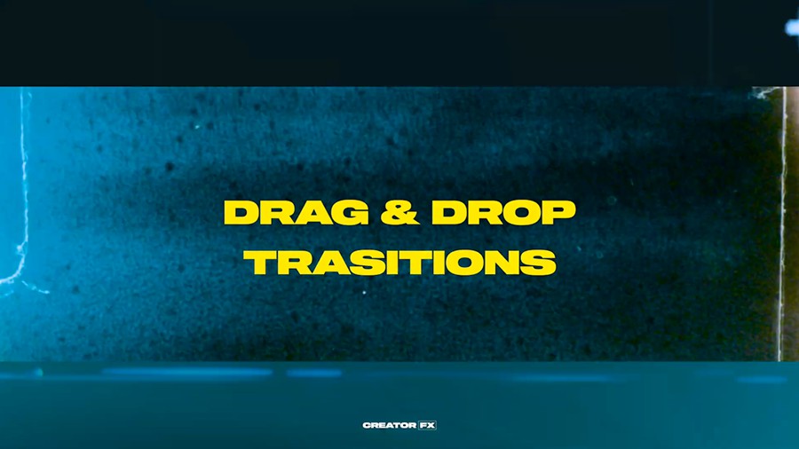 CFX 17个梦幻未来感蓝色画面闪烁4K转场过渡视频素材包 Blue Future Transitions 影视音频 sucaiwan.com