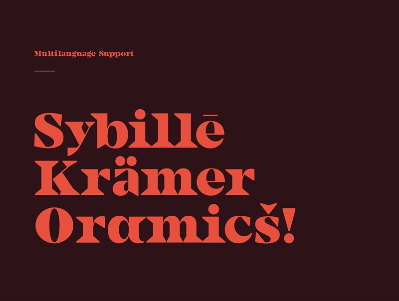 Camijo现代显示衬线字体 设计素材 sucaiwan.com