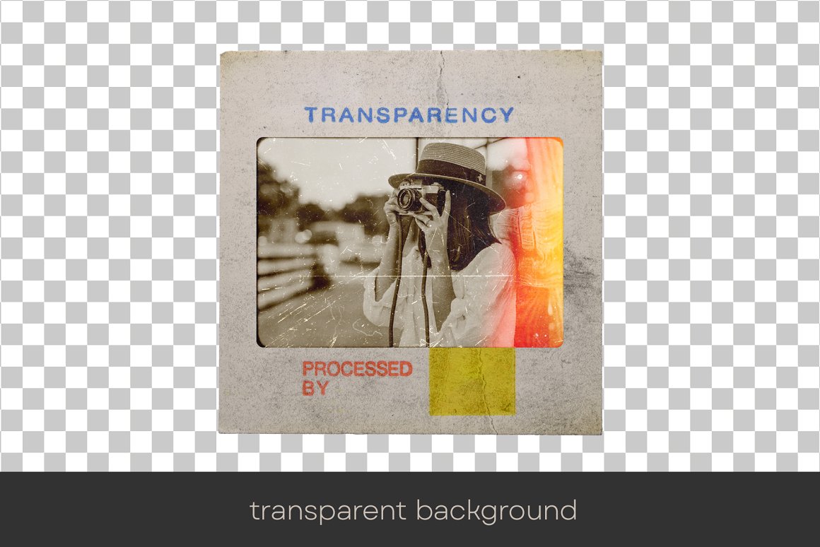 复古宝丽来35毫米交卷幻灯片照片框架做旧ps特效设计模板 Vintage 35mm Slide Mockups 样机素材 sucaiwan.com