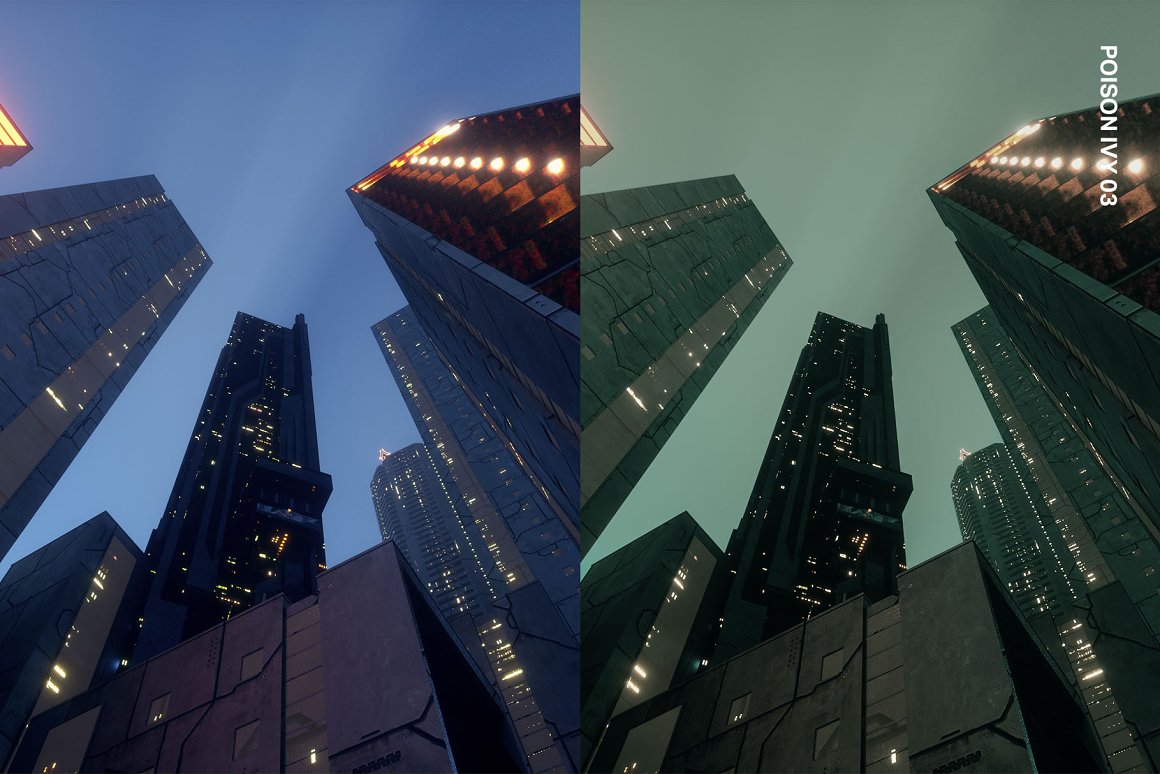 20个独特灾难电影深沉雾霾脏绿色视觉效果调色LUT+LR预设 . 第5张-素材湾丨精选海外优质设计素材资源 20个独特灾难电影深沉雾霾脏绿色视觉效果调色LUT+LR预设 . sucaiwan.com