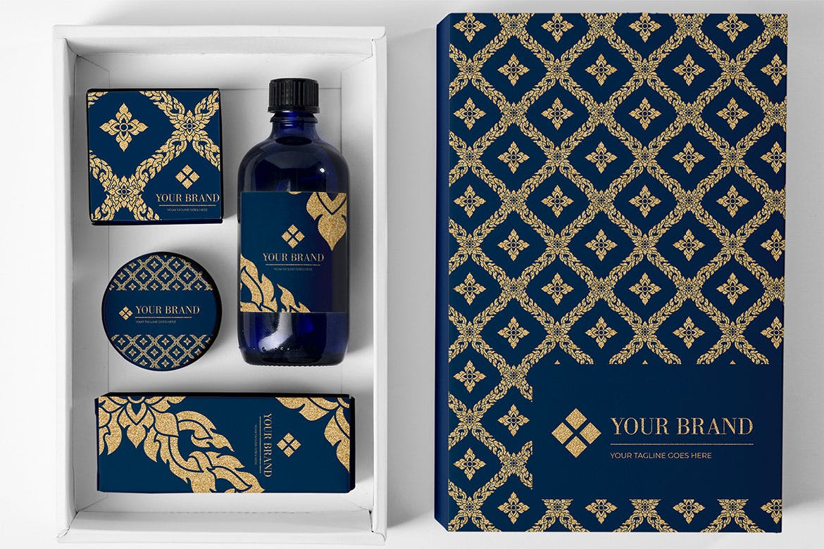 泰国文化无缝图案集合 Thai Patterns Collection 图片素材 sucaiwan.com