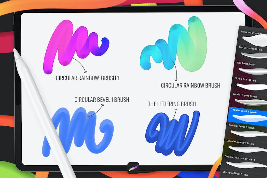 3D效果Procreate笔刷素材 3D Brushes: Procreate 笔刷资源 第5张-素材湾丨精选海外优质设计素材资源 3D效果Procreate笔刷素材 3D Brushes: Procreate 笔刷资源 sucaiwan.com