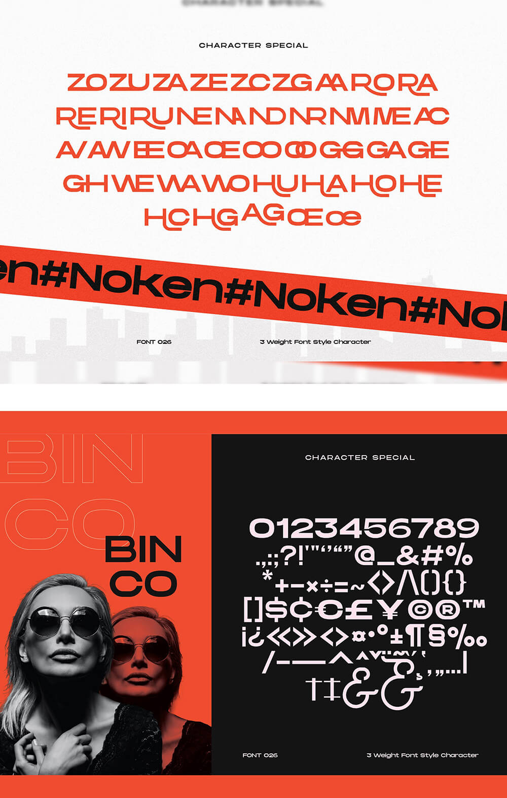 时尚用途广泛的无衬线显示字体 设计素材 sucaiwan.com