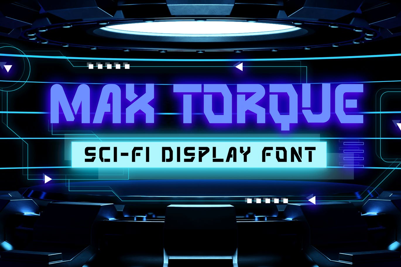星际未来科技字体素材 Max Torque – Futuristic Techno Font 设计素材 sucaiwan.com