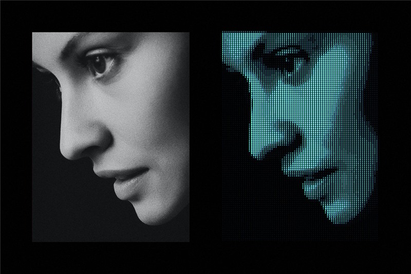 Divided 赛博朋克美学霓虹色网络机器数字失真效果PSD模板 Divided (co) - Cyber Machine 样机素材 sucaiwan.com