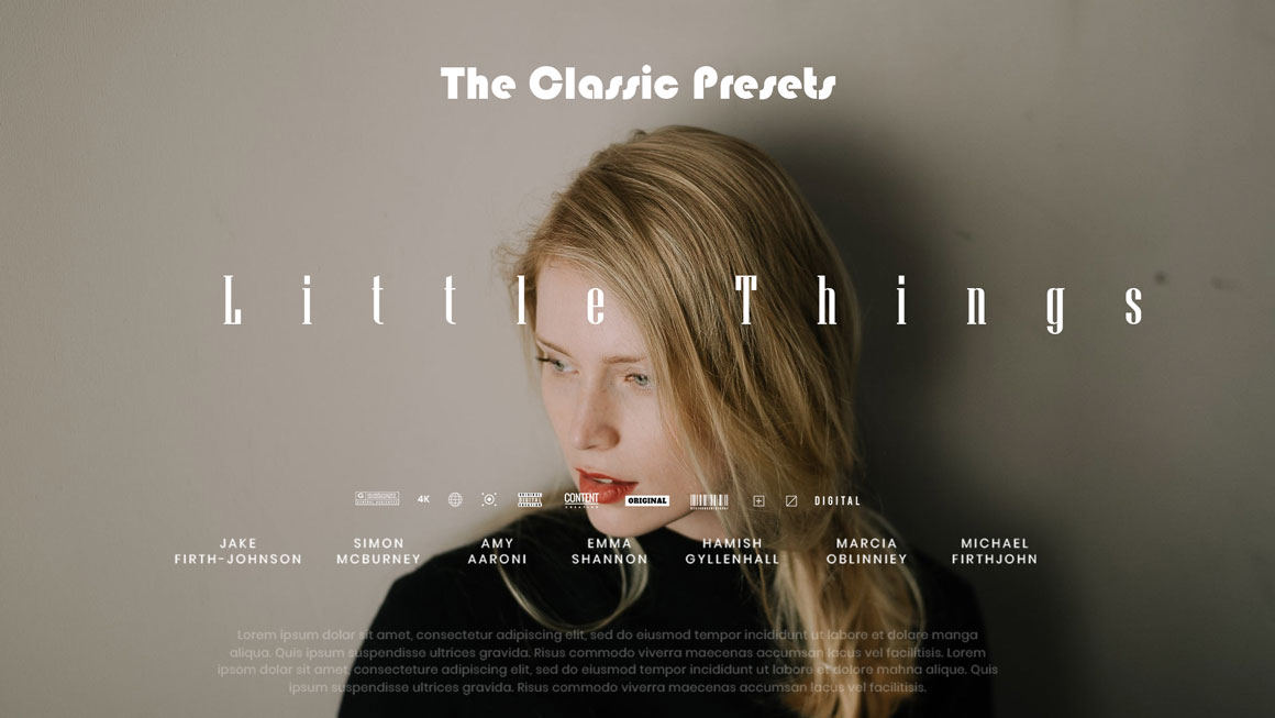 TCP 经典专业胶卷人物肖像LR调色预设和配置文件包 The Classic Presets Little Things Presets 插件预设 sucaiwan.com