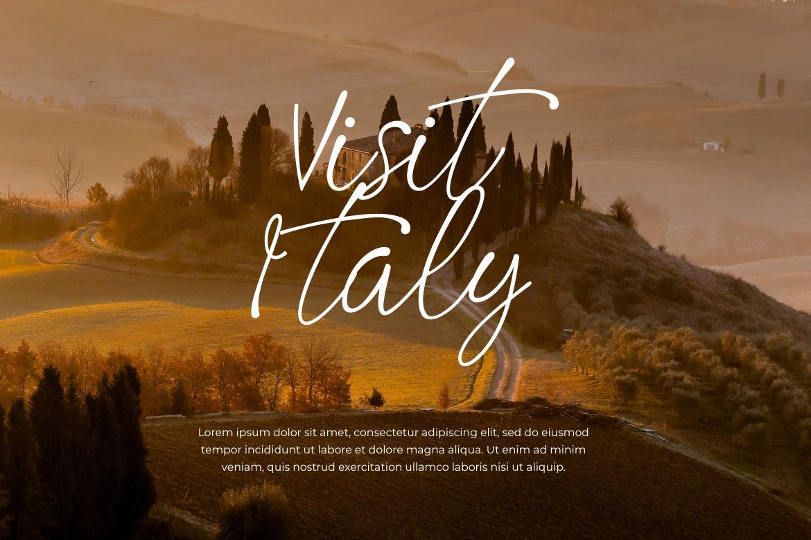 时尚品牌设计英文细线条字体 Frankie Twist Signature Font 设计素材 sucaiwan.com