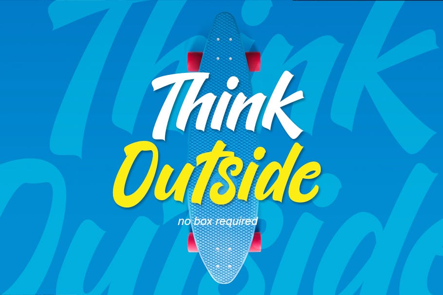 具有前卫字符的现代手写字体设计 Kickrush – Sport Handwritten Font 设计素材 sucaiwan.com