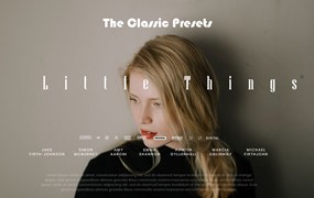 TCP 经典专业胶卷人物肖像LR调色预设和配置文件包 The Classic Presets Little Things Presets
