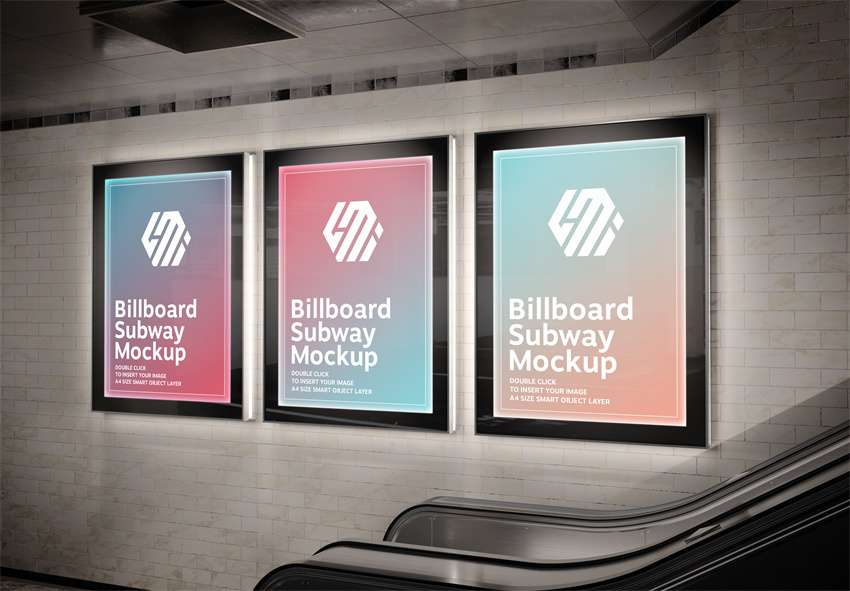 样机模板-最新高端海报PS展示贴图样机模板下载 样机素材 sucaiwan.com