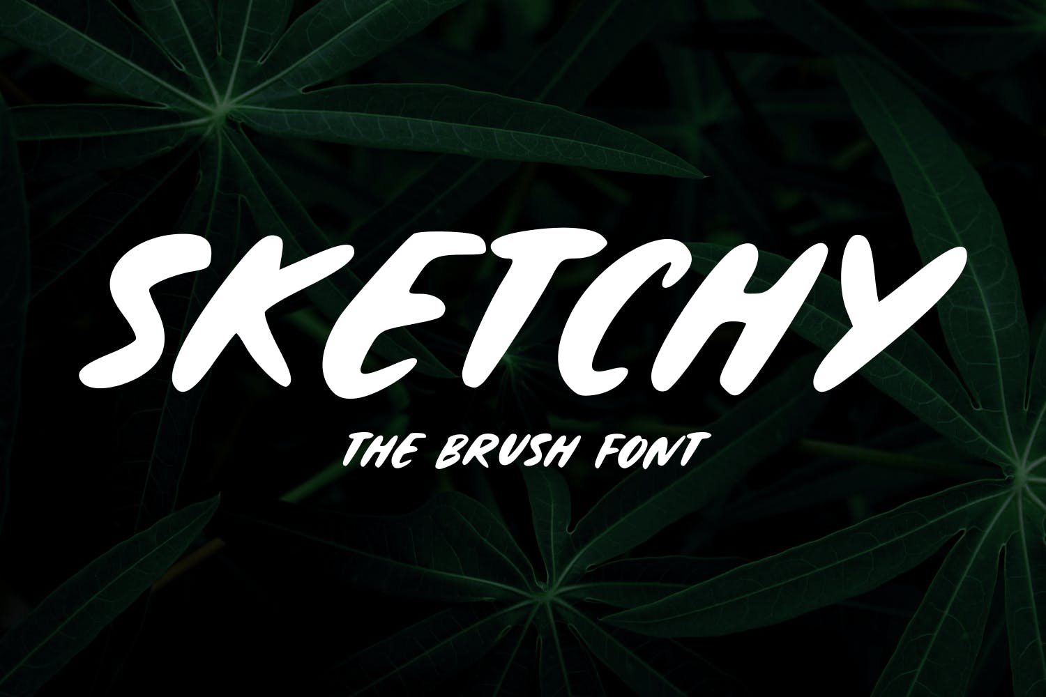 随意手写英文笔刷字体 Sketchy – The Brush Font 设计素材 sucaiwan.com