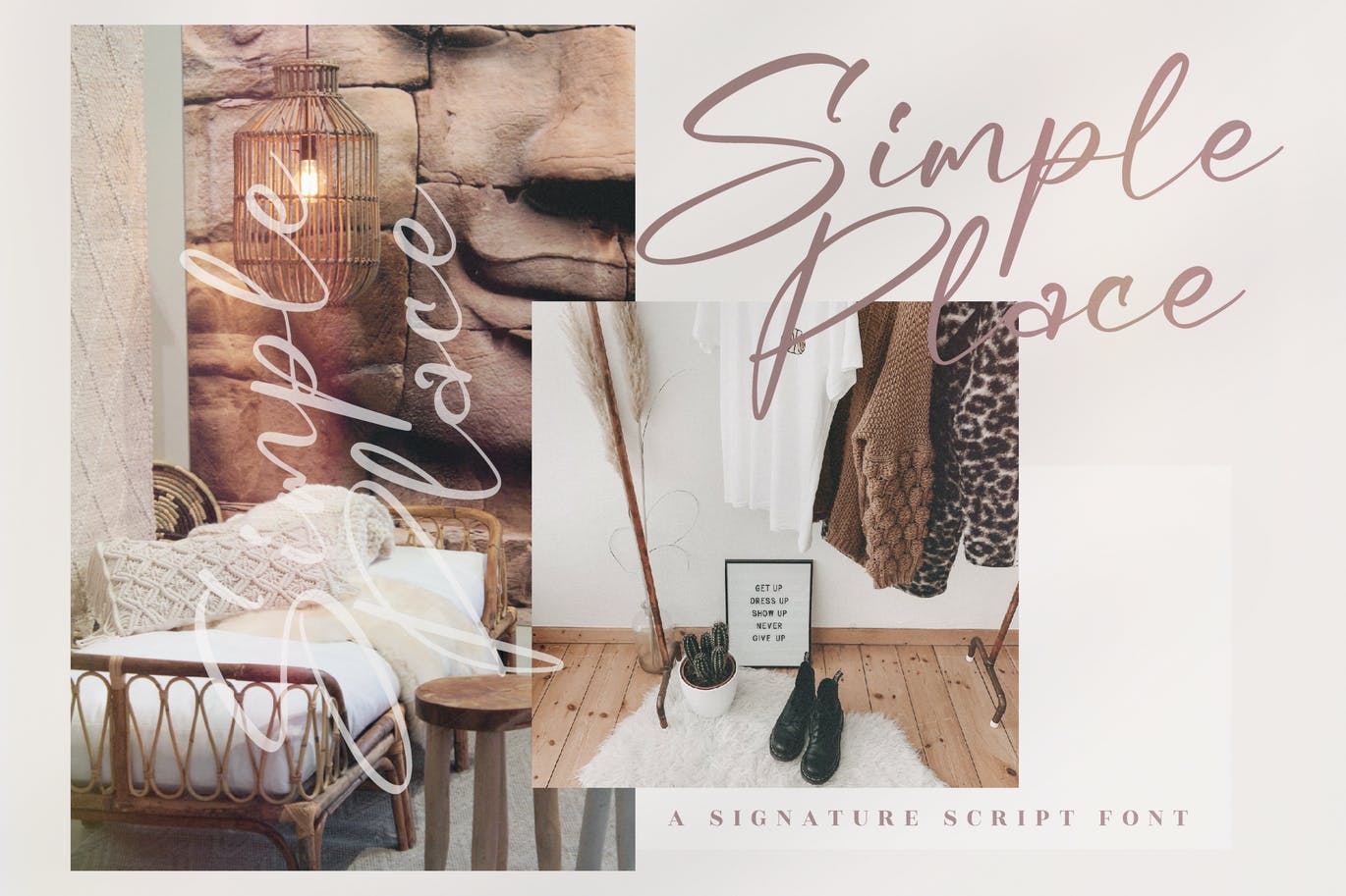 传统签名脚本字体 Heritage Signature Script Font 设计素材 sucaiwan.com