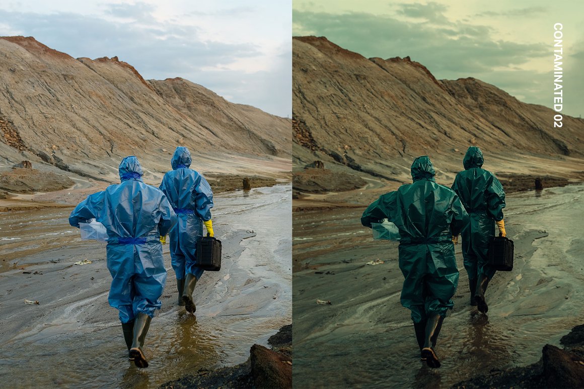 20个独特灾难电影深沉雾霾脏绿色视觉效果调色LUT+LR预设 . 第2张-素材湾丨精选海外优质设计素材资源 20个独特灾难电影深沉雾霾脏绿色视觉效果调色LUT+LR预设 . sucaiwan.com