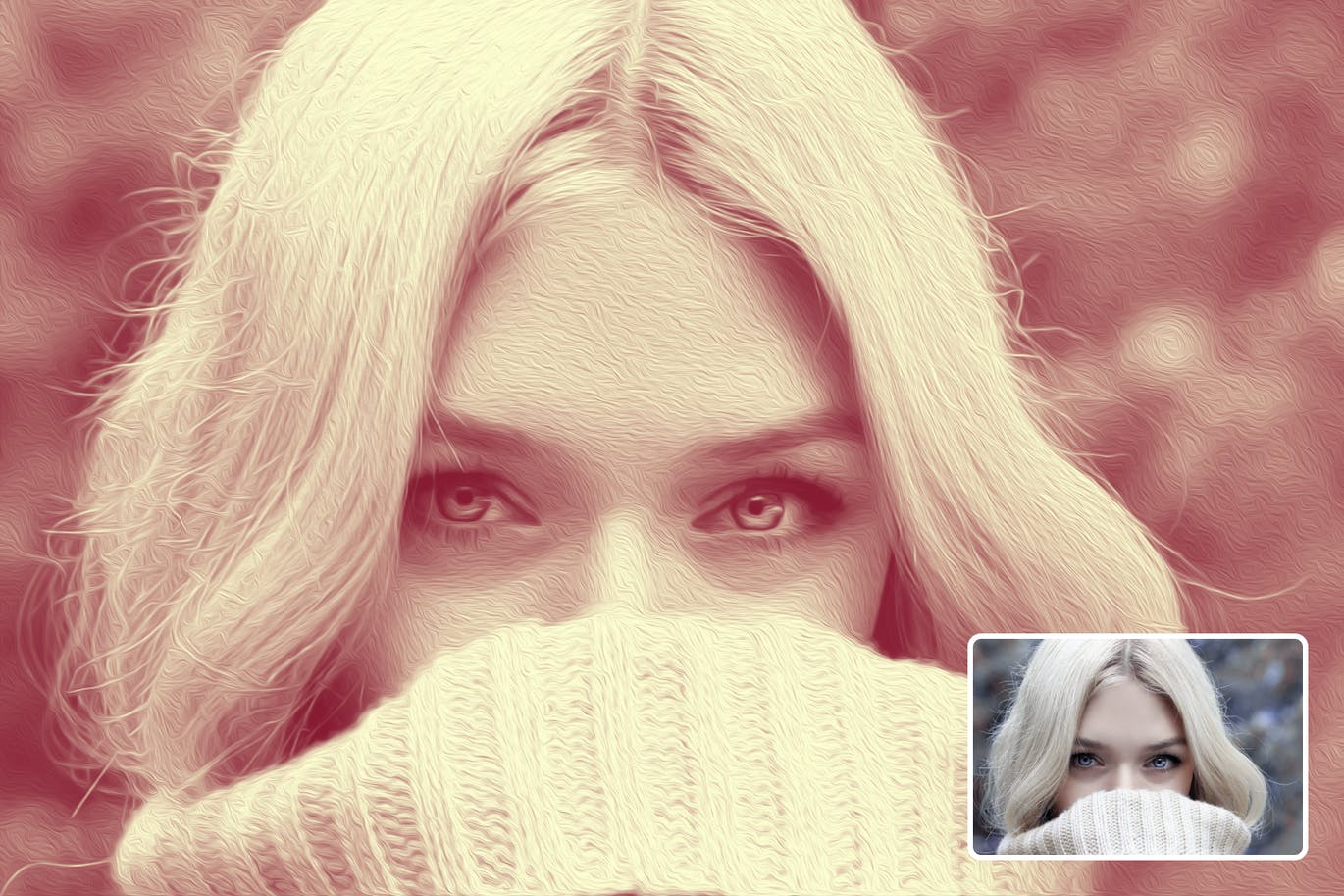 抽象纹理渐变贴图照片效果PS动作 Abstract Texture Gradient Map Photoshop Action 插件预设 sucaiwan.com