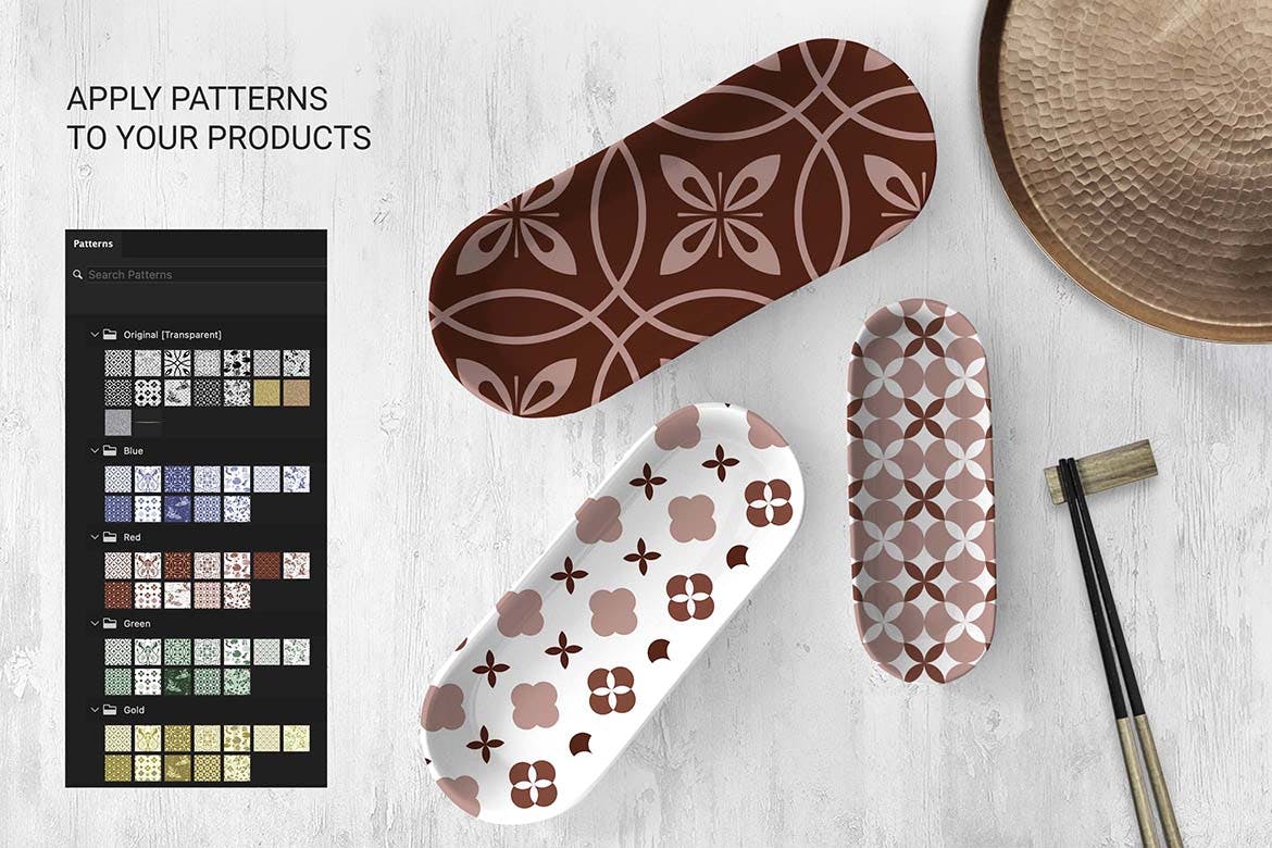 国风陶瓷图案收藏集 Chinese Ceramic Patterns Collection 图片素材 sucaiwan.com