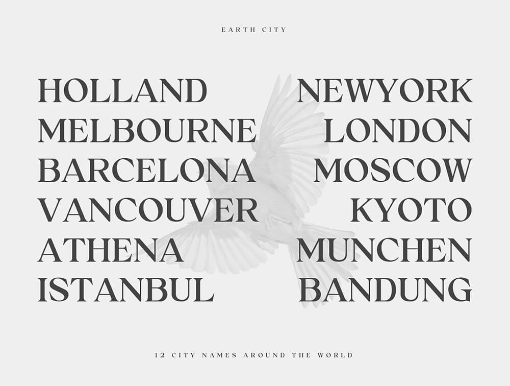 优雅奢华衬线字体素材 设计素材 sucaiwan.com