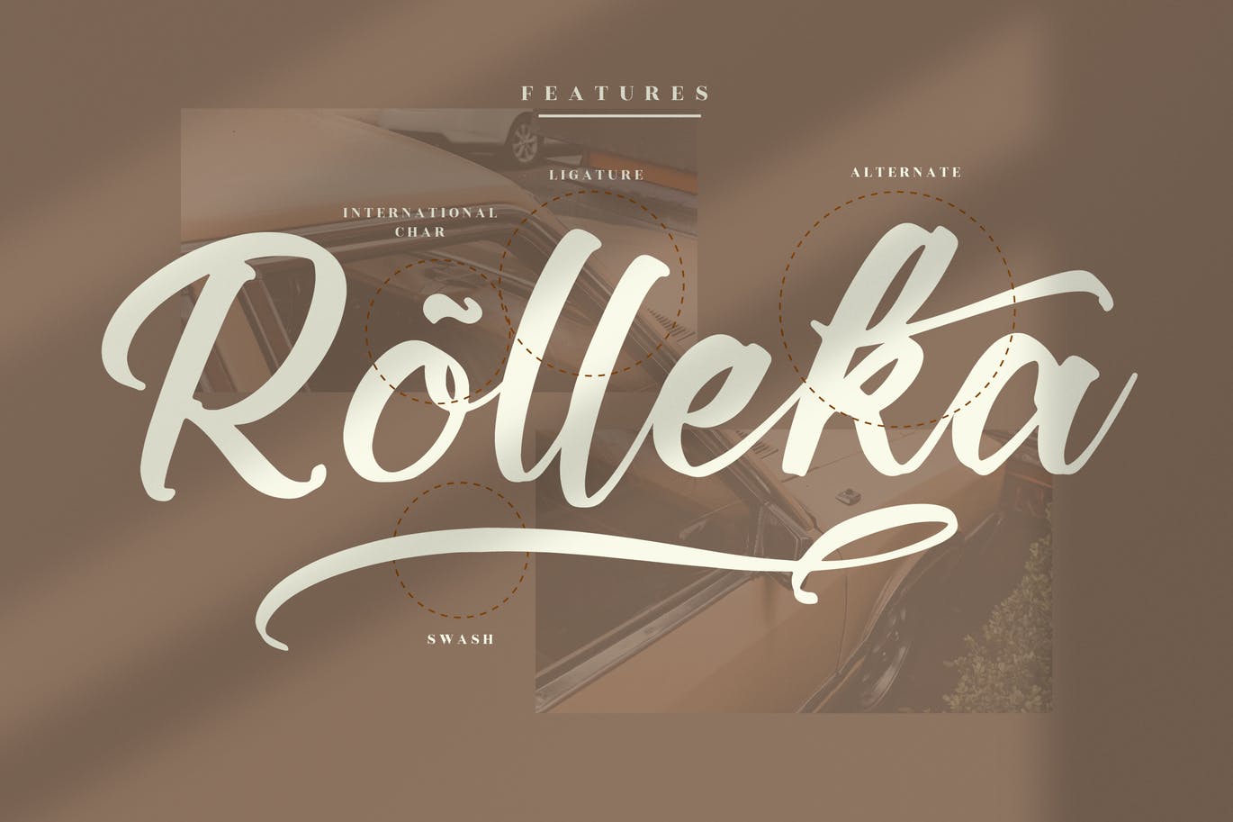 现代艺术书法字体素材 Kashmir Revenge Calligraphy Font 设计素材 sucaiwan.com