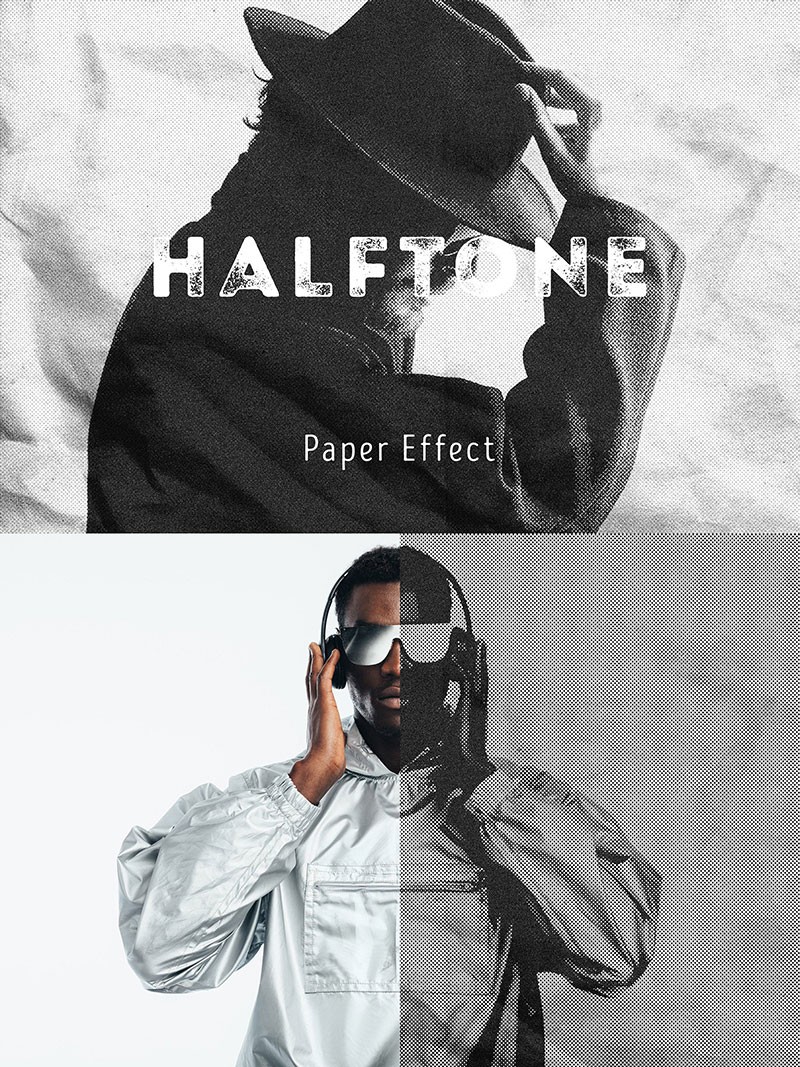 16款波普艺术半色调纹理图层样式PSD 图片素材 sucaiwan.com