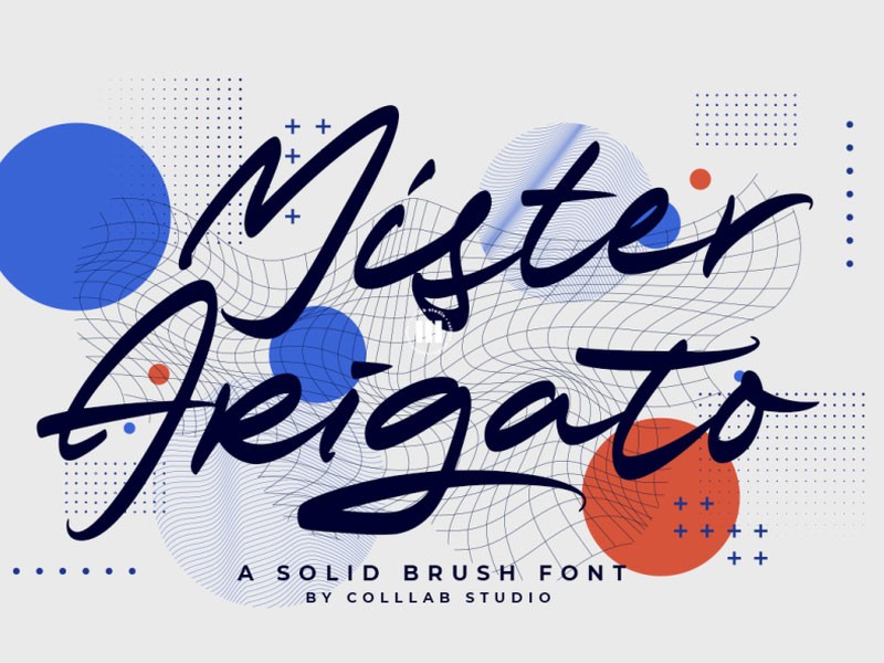 Mister Arigato手写英文字体 设计素材 sucaiwan.com