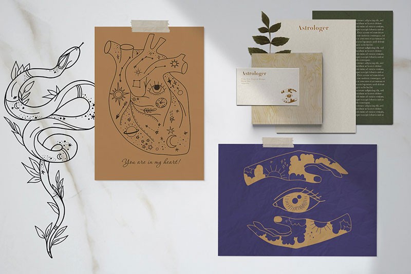 173个北欧ins风矢量无缝图案素材AI PNG格式 图片素材 sucaiwan.com