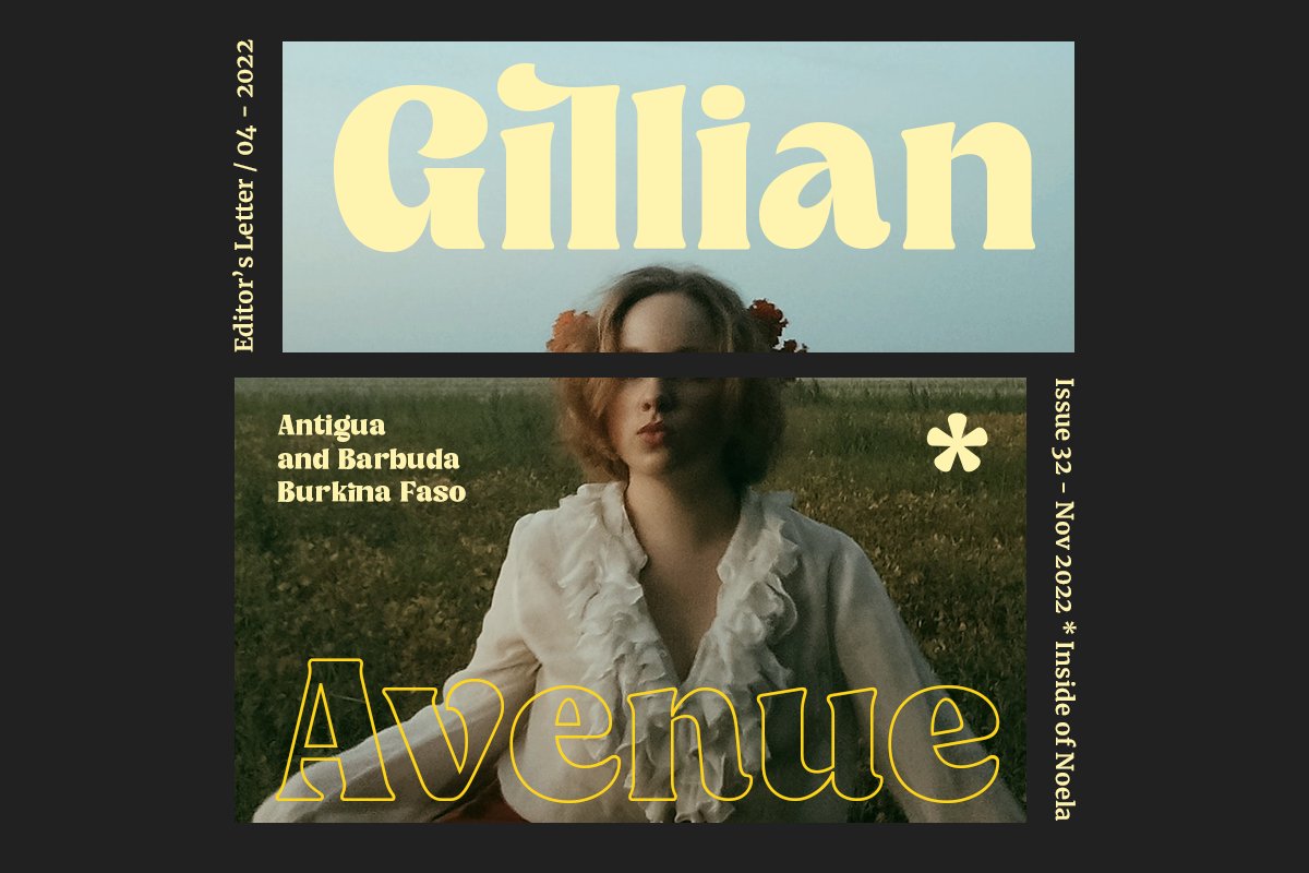 英文字体：优雅复古美学英文杂志海报衬线字体 Minya - Retro Font 设计素材 sucaiwan.com