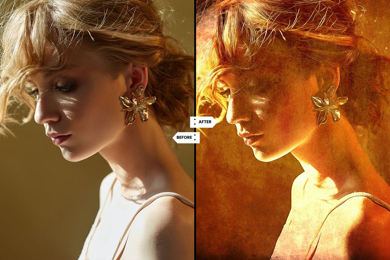 喷枪绘画照片效果PS动作 Airbrushed Photo Effect Action 插件预设 sucaiwan.com