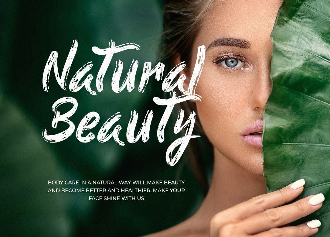 英文笔刷风格手写字体 Mahenizar Brush Handwritten Font 设计素材 sucaiwan.com