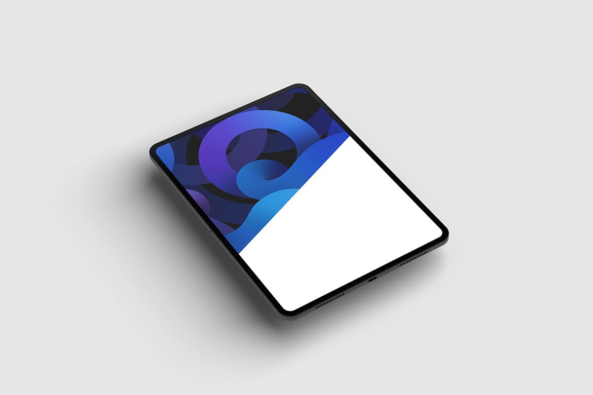 iPad Pro平板电脑UI设计展示样机psd模板 iPad Pro Mockup 样机素材 sucaiwan.com