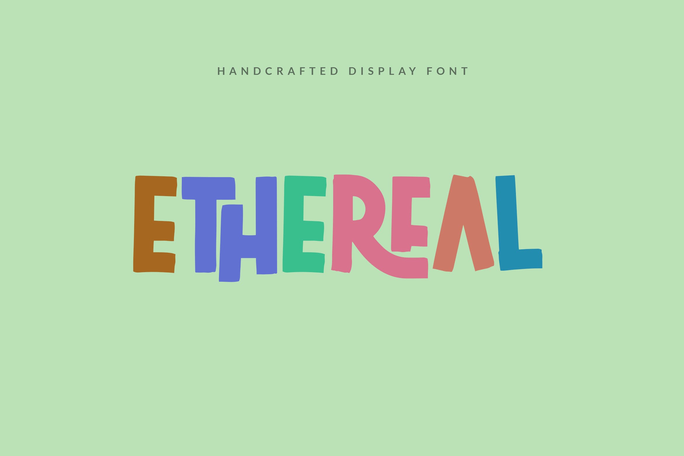 可爱英文手写大小写字体合集 Ethereal – Handwritten Display Font 设计素材 第1张-素材湾丨精选海外优质设计素材资源 可爱英文手写大小写字体合集 Ethereal – Handwritten Display Font 设计素材 sucaiwan.com