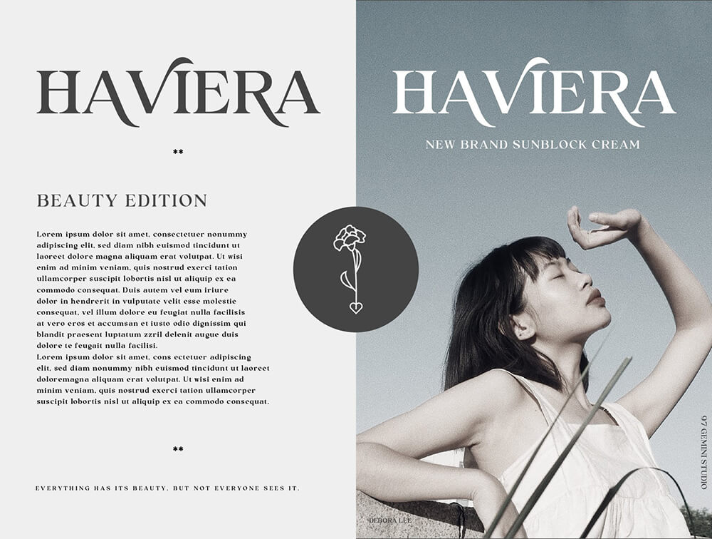 优雅奢华衬线字体素材 设计素材 sucaiwan.com