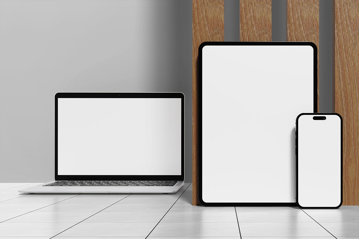 多尺寸苹果设备屏幕样机图psd模板v4 Multi Devices Mockup 样机素材 sucaiwan.com