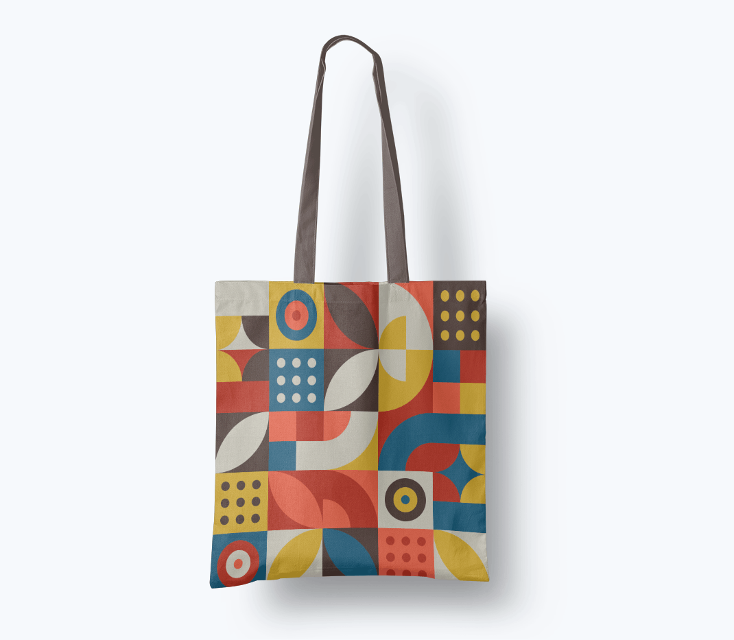 抽象几何包豪斯图案背景 Abstract Geometric Background 图片素材 sucaiwan.com