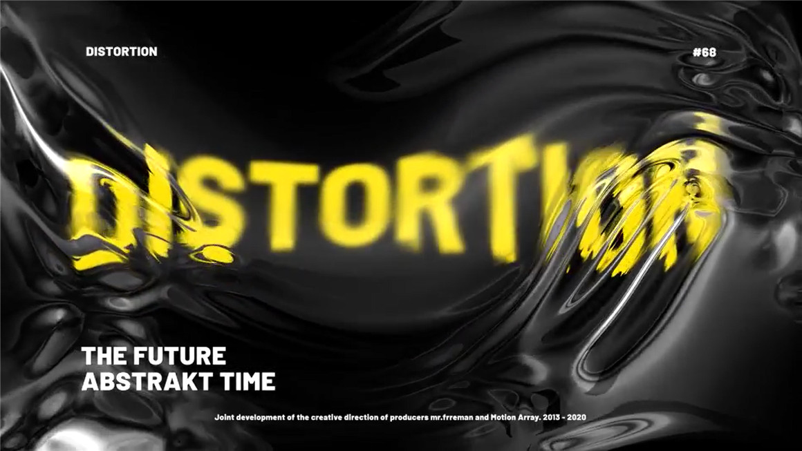 AE模板：潮流抽象镭射炫酷塑封大标题流体渐变动态海报 FX Typography Toolkit 设计素材 sucaiwan.com