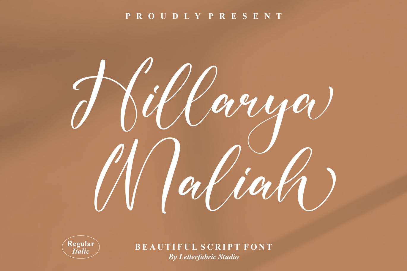 签名连字手写脚本字体 Hillarya Maliah Script Font 设计素材 sucaiwan.com