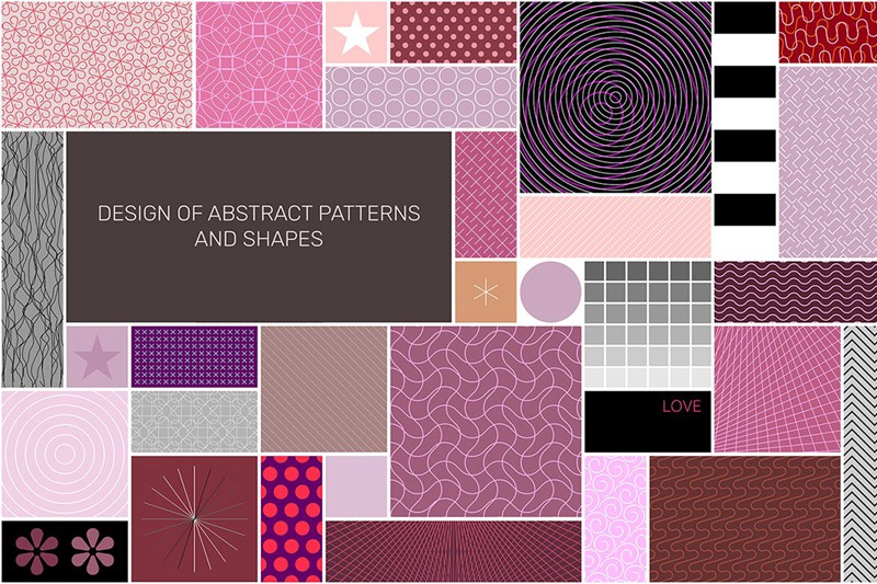 抽象图案无缝设计矢量素材 Abstract Patterns Seamless Design vector artwork 图片素材 sucaiwan.com