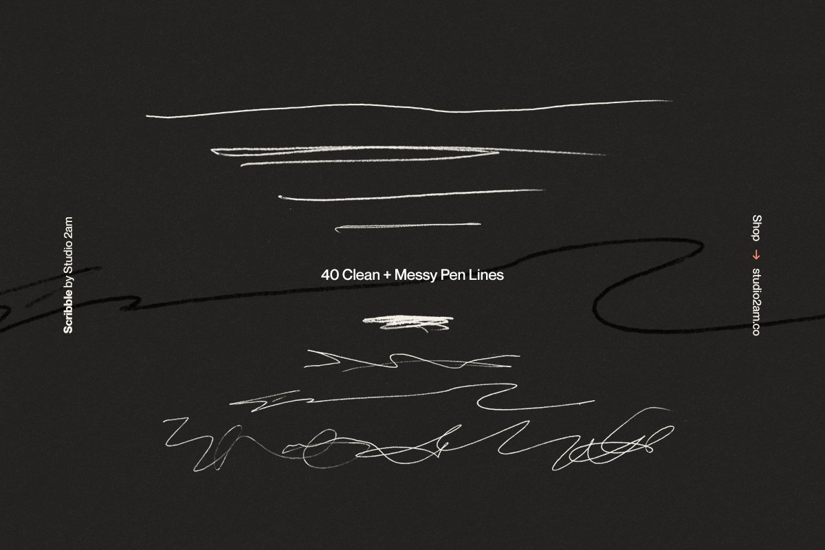 Studio 2am 500多个街头艺术风格趣味蜡笔手绘线条喷雾标记涂鸦笔刷包 Scribble - 500+ lines, shapes + more 笔刷资源 第8张-素材湾丨精选海外优质设计素材资源 Studio 2am 500多个街头艺术风格趣味蜡笔手绘线条喷雾标记涂鸦笔刷包 Scribble - 500+ lines, shapes + more 笔刷资源 sucaiwan.com