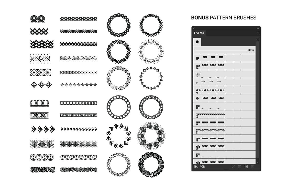 泰国文化无缝图案集合 Thai Patterns Collection 图片素材 sucaiwan.com