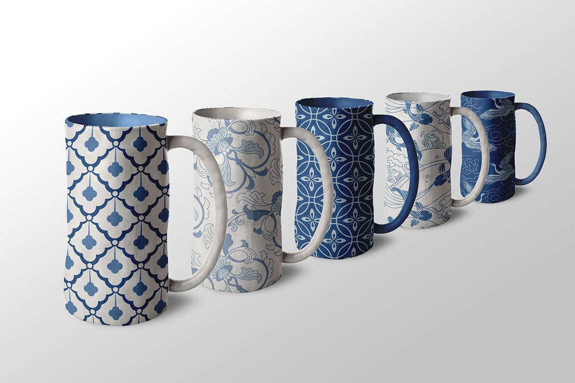 国风陶瓷图案收藏集 Chinese Ceramic Patterns Collection 图片素材 sucaiwan.com