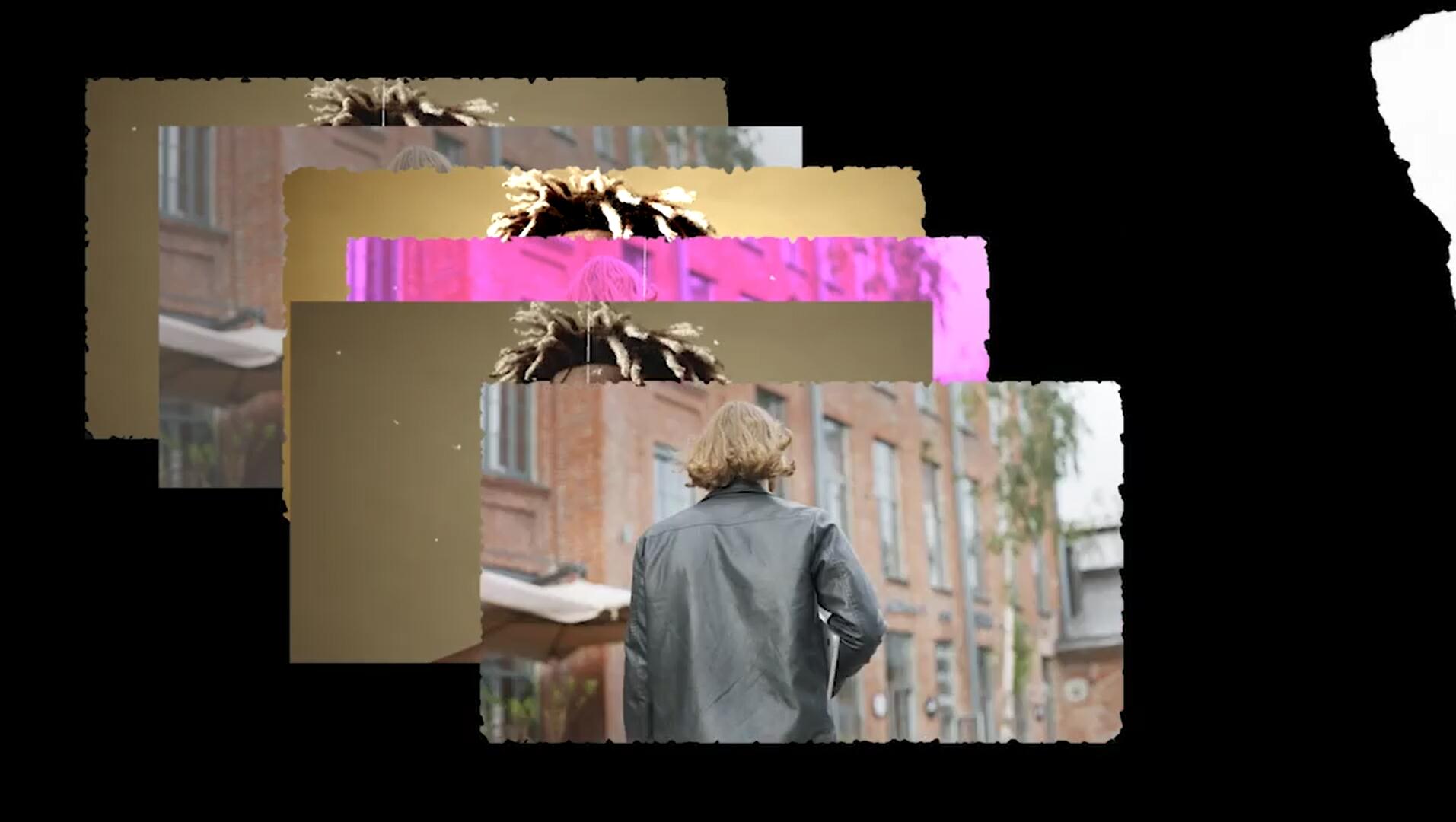 PR模板：20个嘻哈风格撕纸拼贴艺术静帧定格动画转场素材包 设计素材 sucaiwan.com