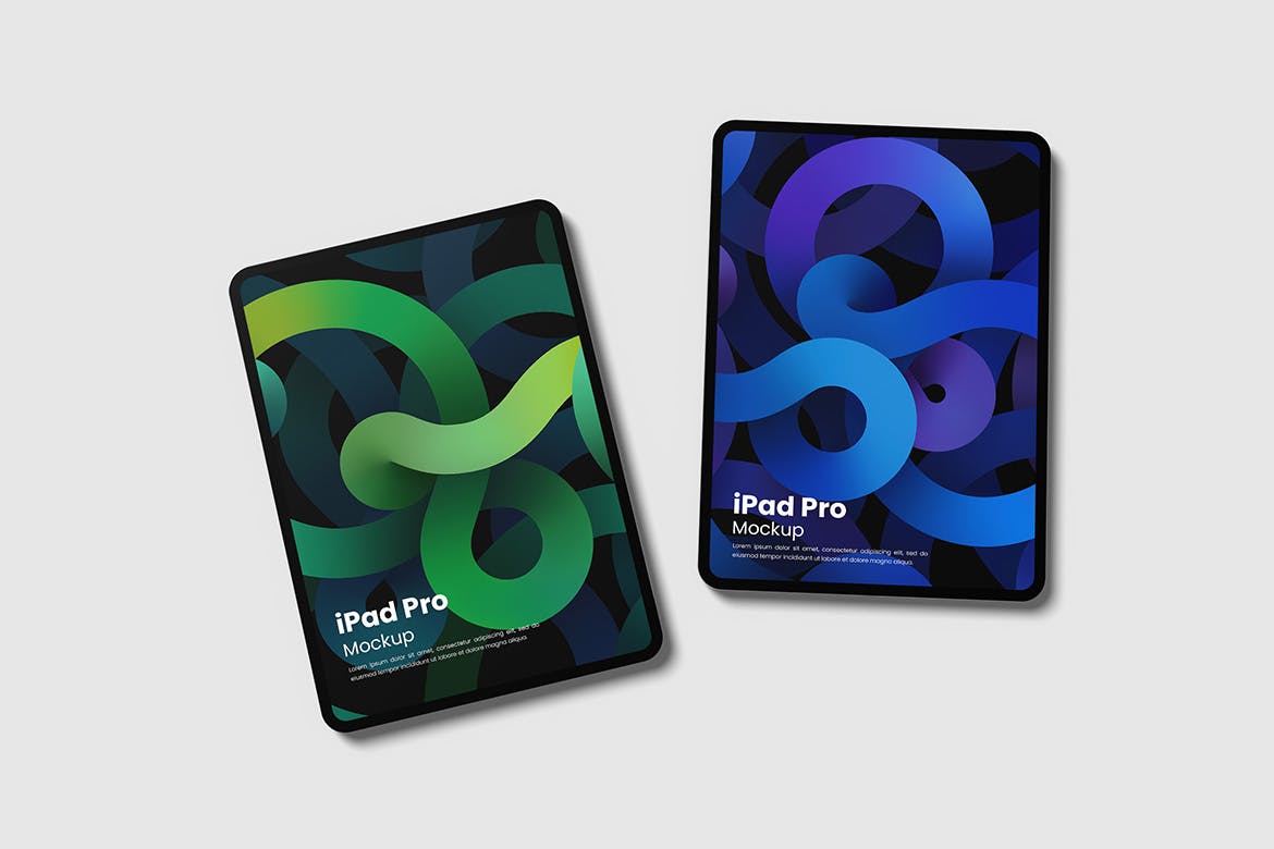 极简的iPad Pro平板电脑样机psd模板 Minimal iPad Pro Mockup 样机素材 sucaiwan.com